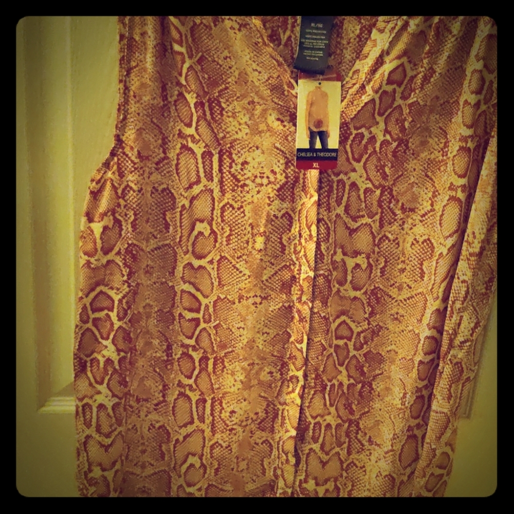 Snake print blouse